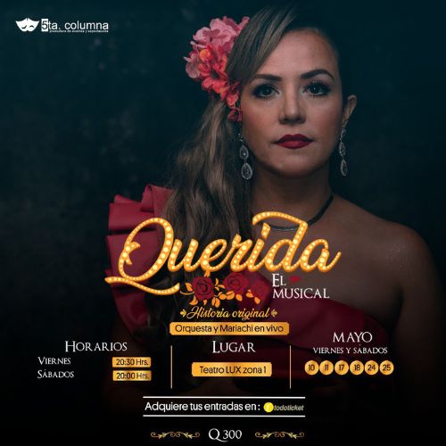 Querida el musical 2024 Teatro Lux