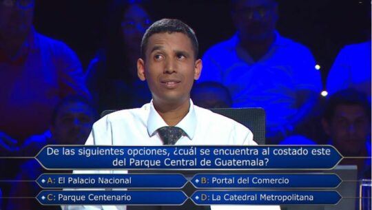 Quinto episodio de Quién Quiere Ser Millonario Guatemala
