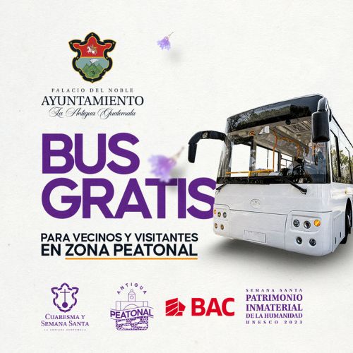 antigua peatonal buses