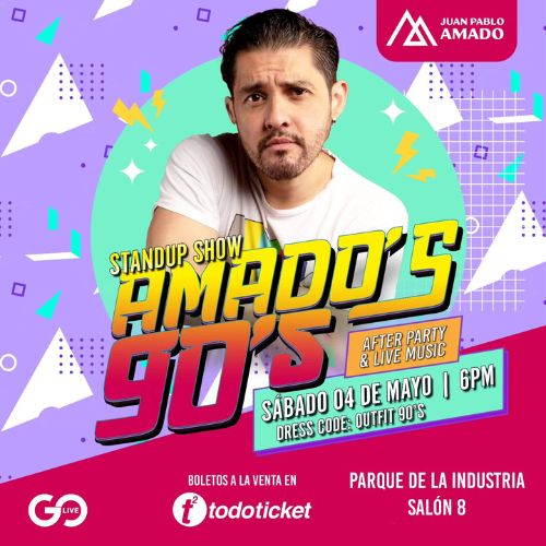 Amado's 90's Tour 2024 en Guatemala show de stand up