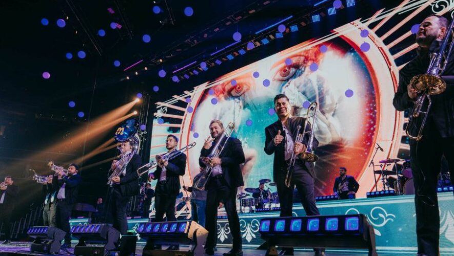 Banda MS en concierto este 2024 en la Ciudad de Guatemala