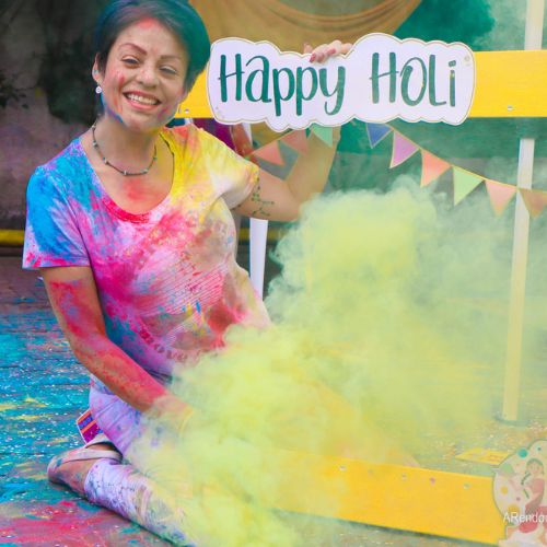 Celebración Holi Guatemala