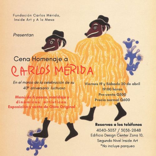 Cena en honor a Carlos Mérida 2024