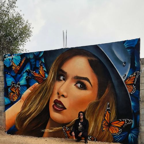DanyArt, creador mural Ivana Batchelor