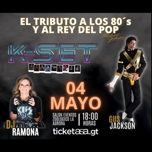 Fiesta ochentera y tributo a Michael Jackson Guatemala 2024