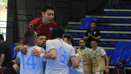 Celebración futsal en Premundial 2024