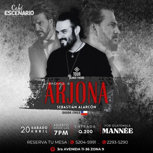 Homenaje a Ricardo Arjona en Café Escenario 2024