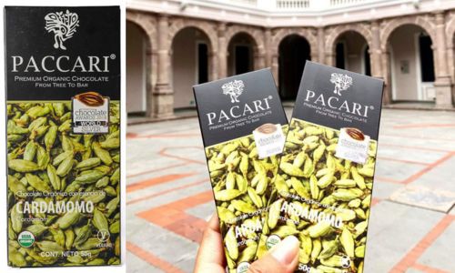 Ingredientes de Guatemala en chocolates Paccari