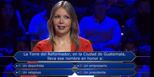 Ivy, concursante de Quién Quiere Ser Millonario Guatemala