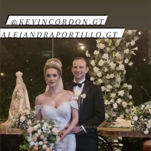 Kevin Cordón y Alejandra Portillo Boda Religiosa