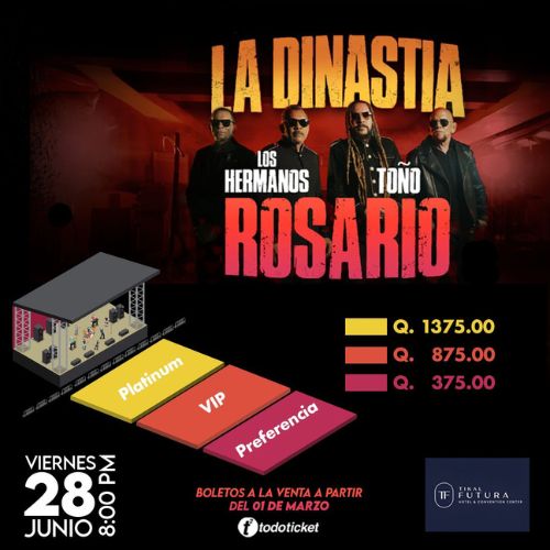 La Dinastía Rosario en Guatemala en concierto