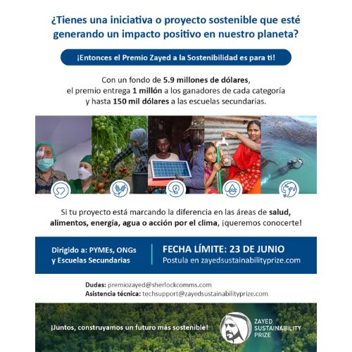 Premio Zayed a la Sostenibilidad 2025