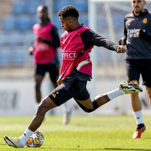 Rodrygo con el Real Madrid