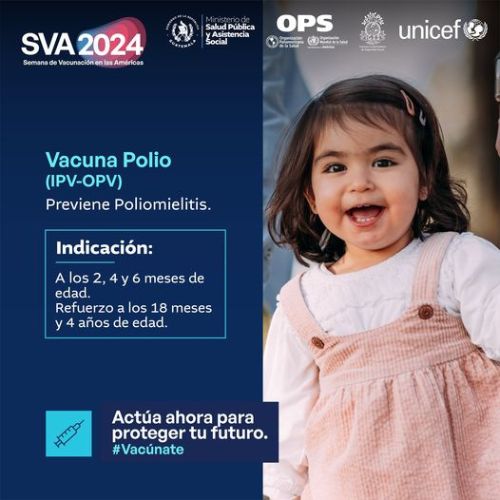 Semana de Vacunación de las Américas en Guatemala 2024