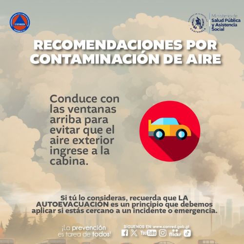 Actividades al aire libre se suspenden en departamentos Petén y Guatemala