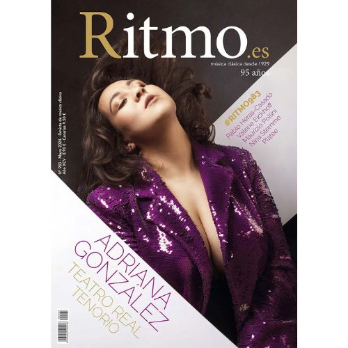 Adriana González destacó en la portada de la revista española Ritmo