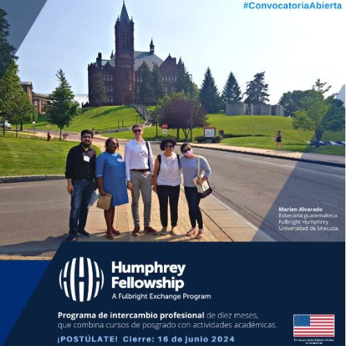 Beca Fulbright Humphrey de intercambio en Estados Unidos 2024