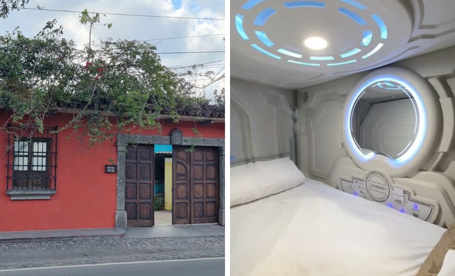 Central Hostel, el primer hospedaje con cápsulas en Antigua Guatemala