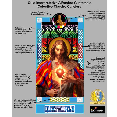 Chucho Callejero en el Segundo Encuentro Internacional de Alfombristas