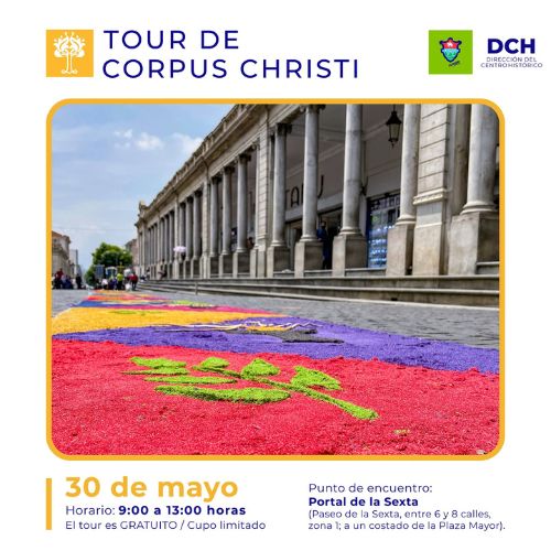Este 2024 Tour de Corpus Christi en Guatemala
