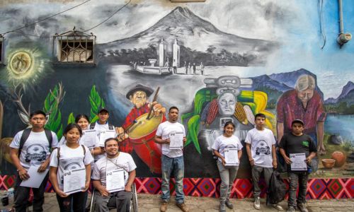 Festival de murales en Santa María de Jesús 2024