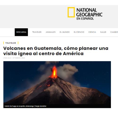 Fotografías del guatemalteco Sergio Montúfar en artículo de National Geographic