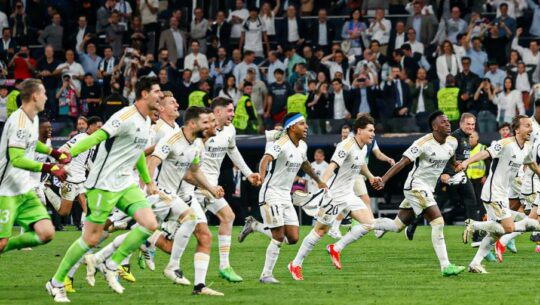 Festejo del Real Madrid