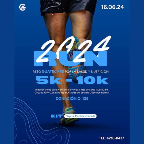 GuateCare Run 2024 en Guatemala