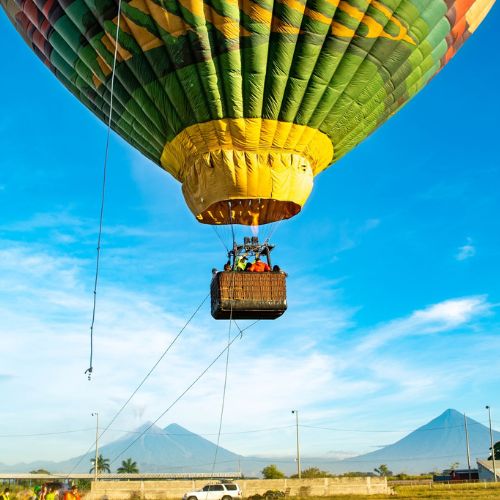 Guatemala 2024 vuelo en globo aerostático