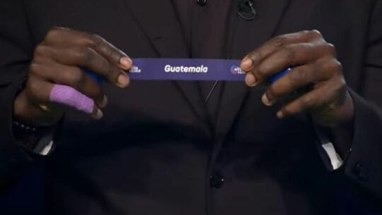 Nombre de Guatemala en sorteo