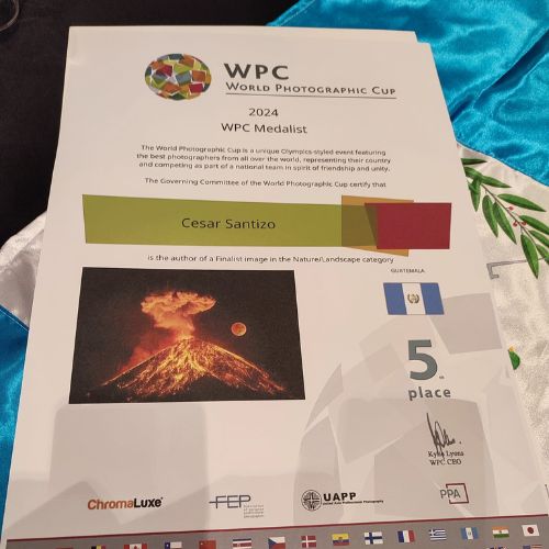 Guatemalteco César Santizo destacó top 5 Copa Mundial de Fotografía 2024