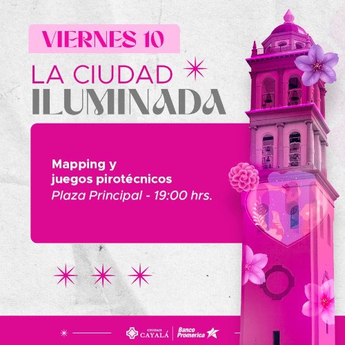 Mapping y juegos pirotécnicos iluminarán Ciudad Cayalá por el Día de la Madre 2024