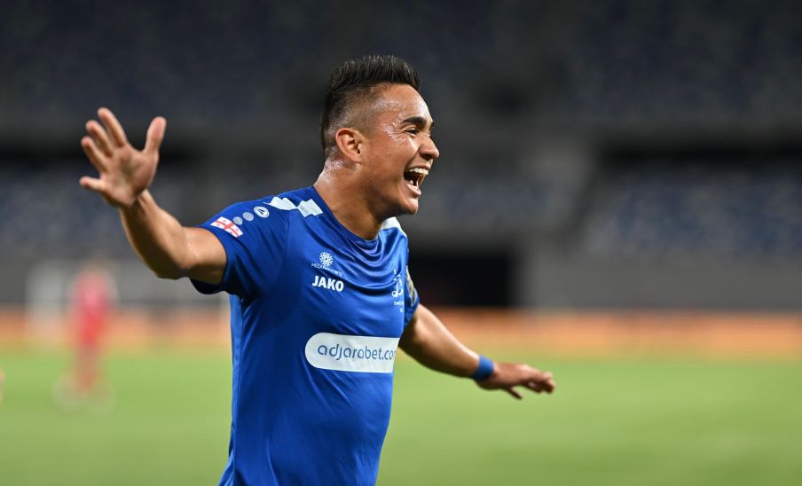 Óscar Santis anotó su segundo gol en Europa con el Dinamo Tbilisi, mayo 2024