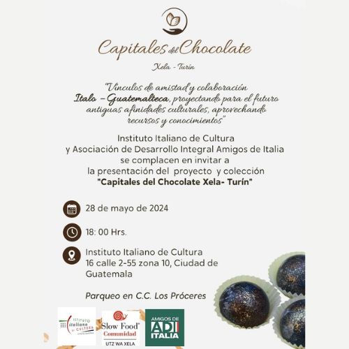Proyecto Capitales del Chocolate Xela-Turín 2024