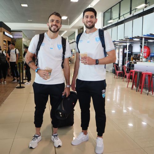 Rodrigo Saravia y Nicolás Samayoa