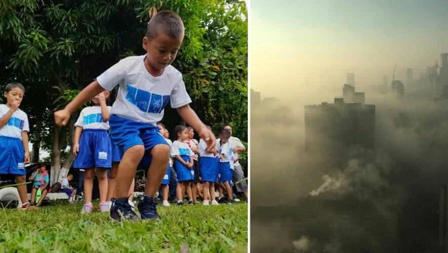 Suspensión de actividades al aire libre en el departamento de Guatemala 23 de mayo