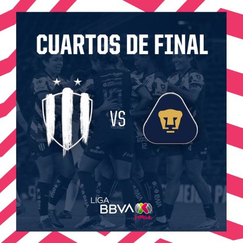 Cuartos de final entre Rayadas vs Pumas