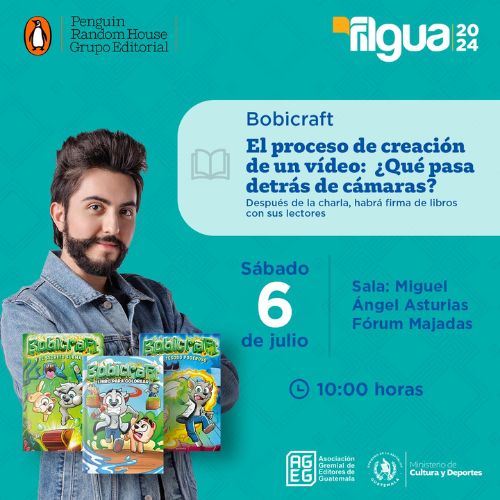 Charla con Bobicraft en Filgua 2024