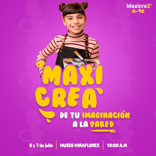 Concurso artístico Maxicrea 2024 para toda la familia en Museo Miraflores