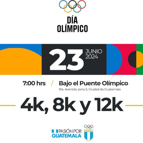 En Guatemala Carrera 2024 del Día Olímpico