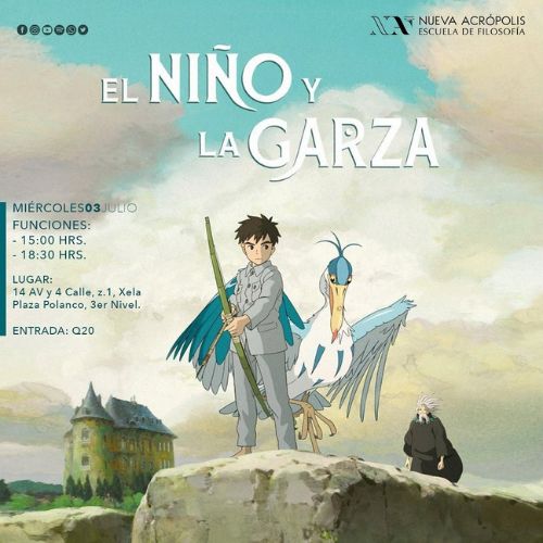 En Xela la Proyección del filme El Niño y La Garza