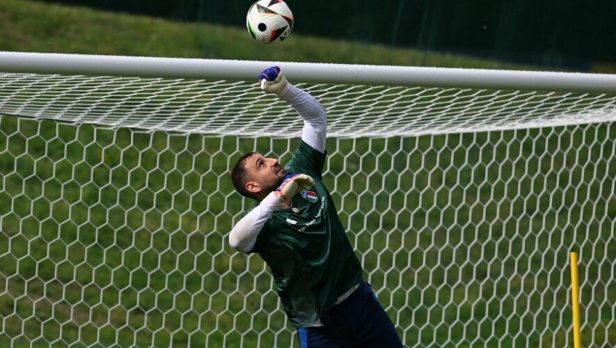 Portero italiano Gianluigi Donnarumma