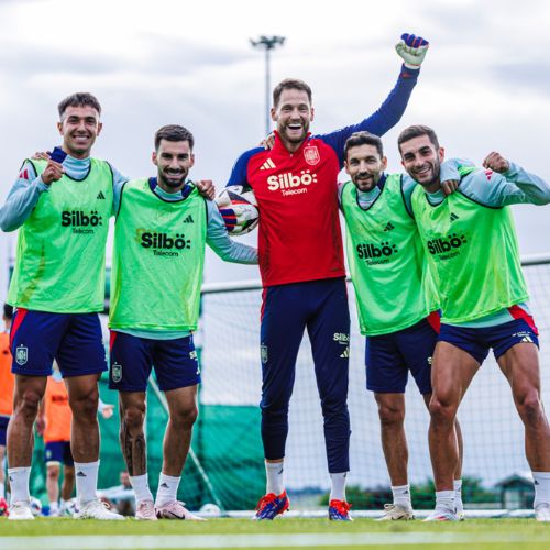 Jugadores de la Selección de España