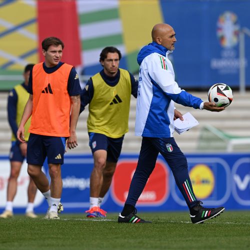 Entrenamiento selección de Italia en Eurocopa 2024