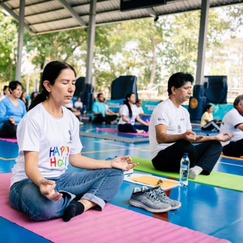 Este 2024 Celebran diez años del Día Internacional del Yoga
