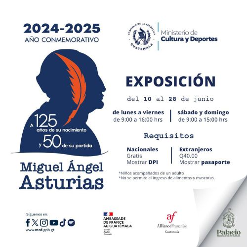 Este 2024 Exposición Miguel Ángel Asturias