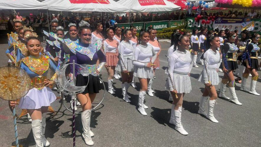 Festival 2024 de Gastadores, Batonistas y Bailarinas en la Ciudad de Guatemala