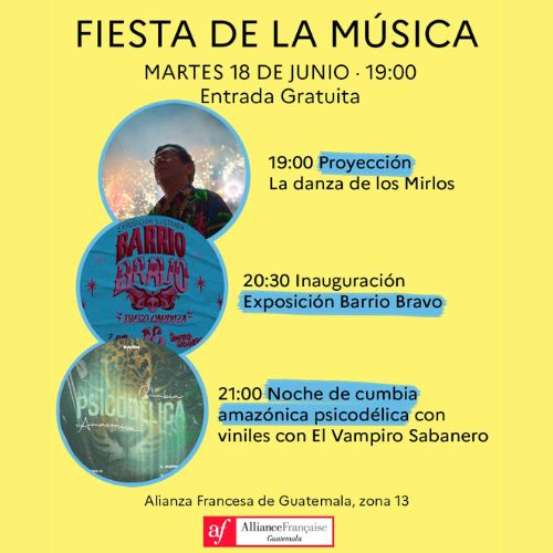 Fiesta Actividades en la Alianza Francesa de Guatemala