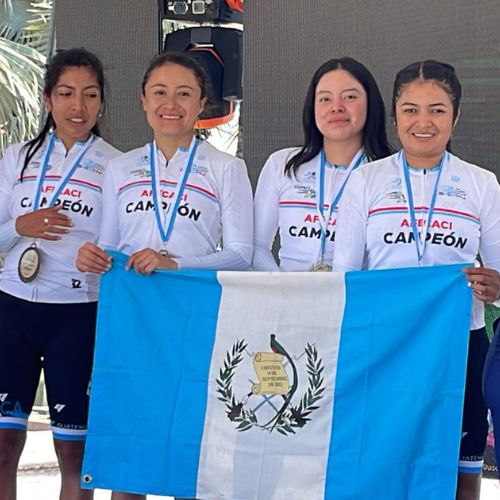 Equipo femenino de ciclismo