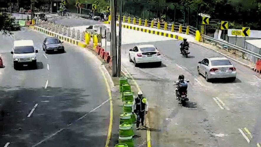 Habilitaron puente doble en Bulevar Lourdes zona 5 Ciudad Guatemala